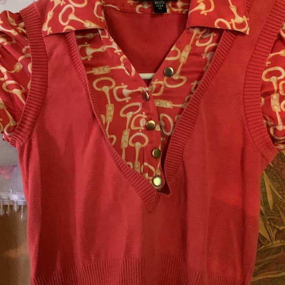 Bebe vintage shirt with belt loops - Picture 5 of 7